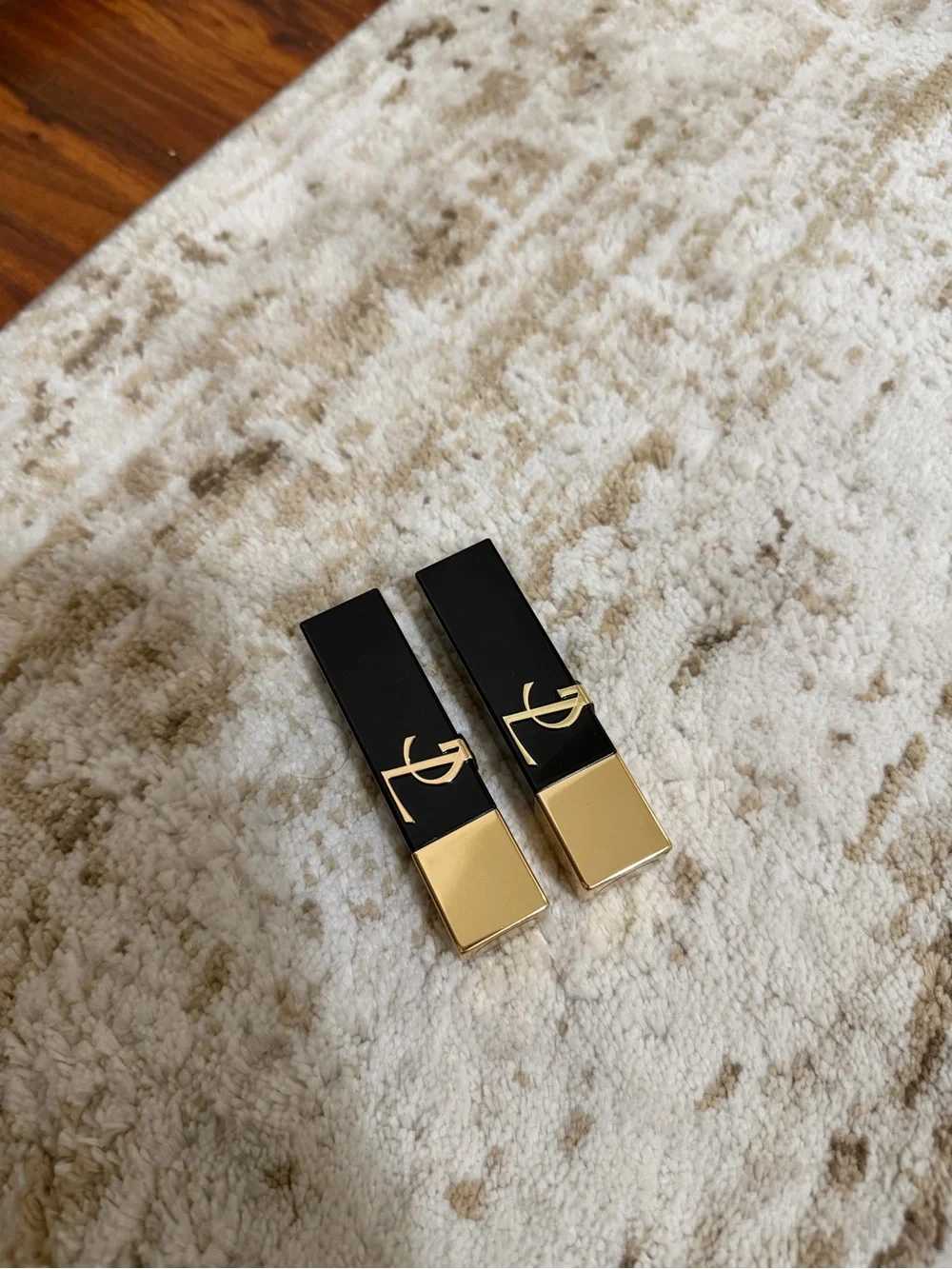 Yves Saint Laurent Lipstick Duo — Classic Red & Warm Brown